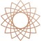 Ekena Millwork Eleanor Wood Fretwork Pierced Ceiling Medallion, Cherry, 32"OD x 12 3/8"ID x 1/4"T CMWP32X32X0250EACH - alternate 1